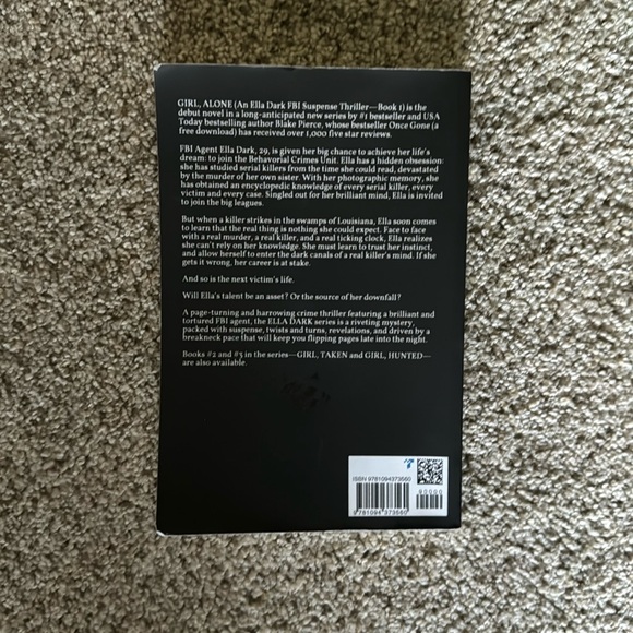 Girl Alone book by Blake Pierce, Suspense Thriller - Picture 2 of 2